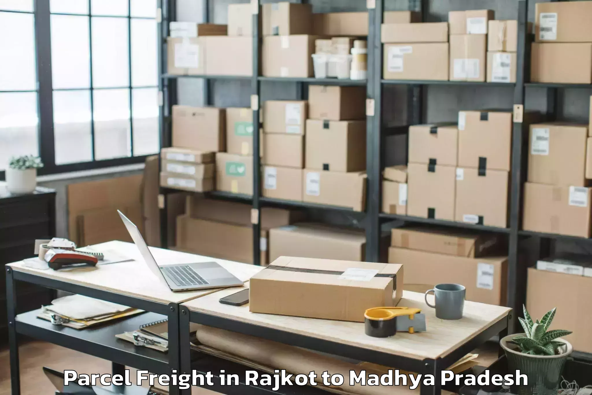 Affordable Rajkot to Seondha Parcel Freight